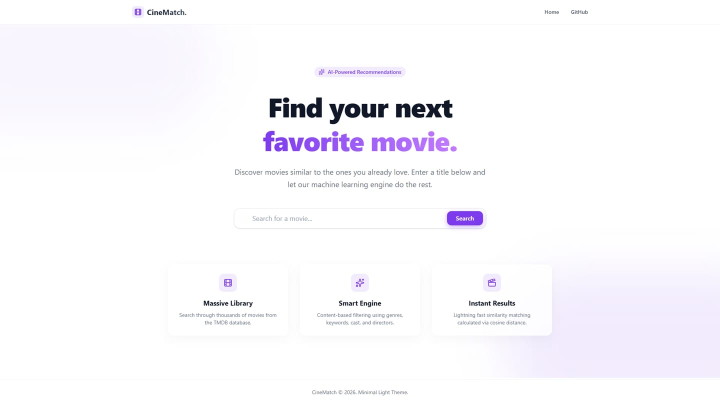 CineMatch — screenshot 1